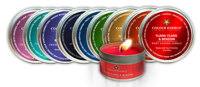 Chakra Soy Candle - Clear Out Sale