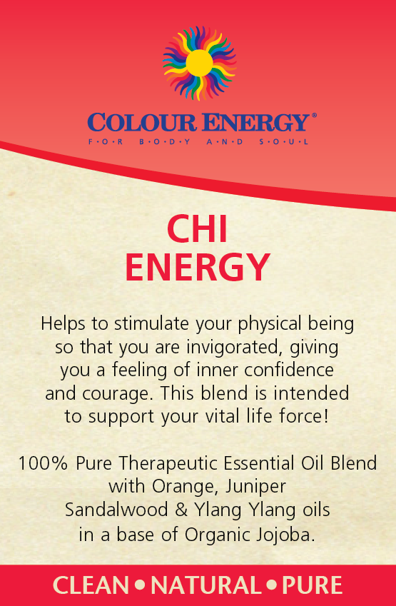 Bulk Red Chi Energy, Therapeutic Blend in Jojoba