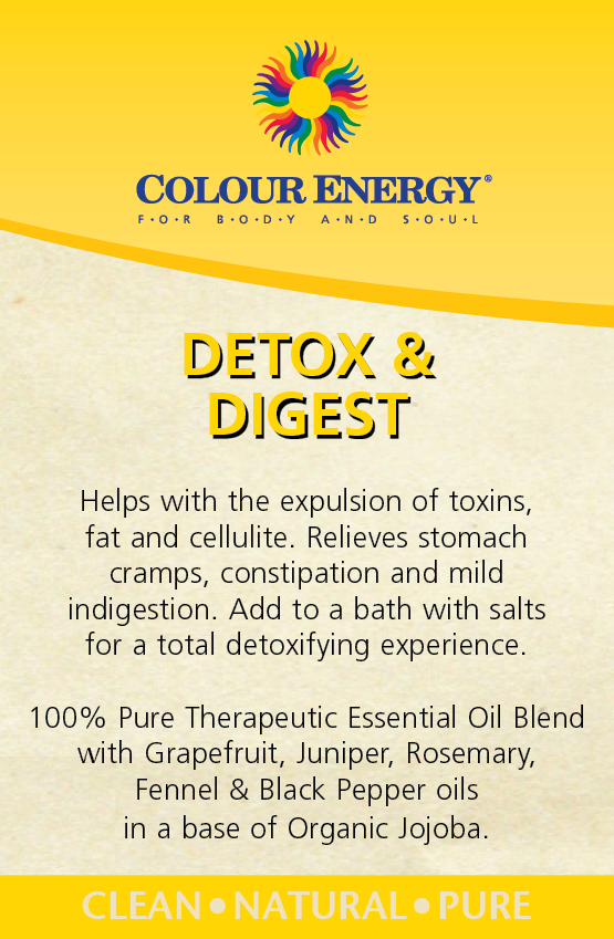Bulk Yellow Detox &amp; Digest, Therapeutic Blend in Jojoba
