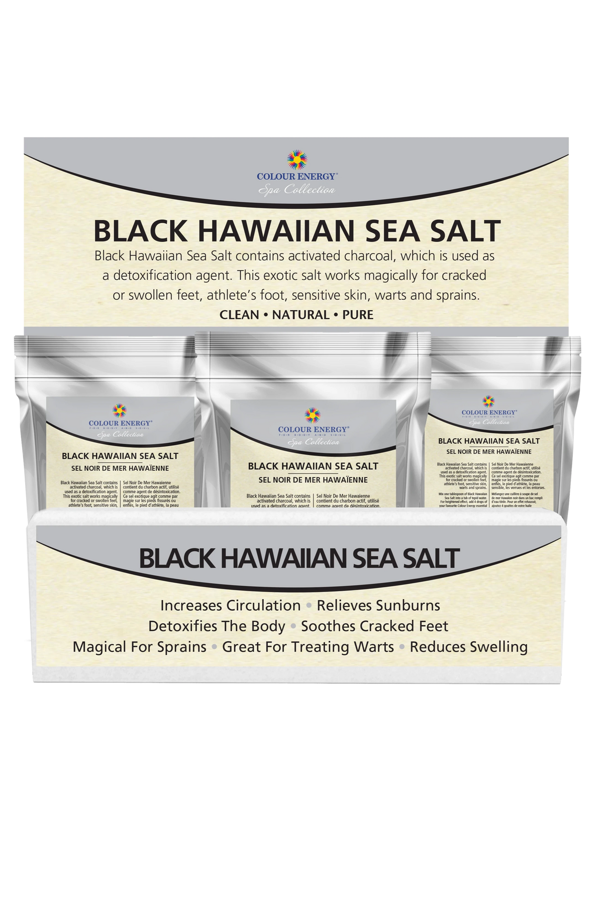 Salt Display Healing Salts Displays & Kits - Colour Energy Wholesale Canada