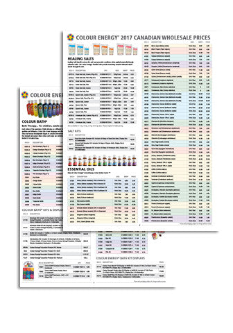 Colour Energy Price Lists