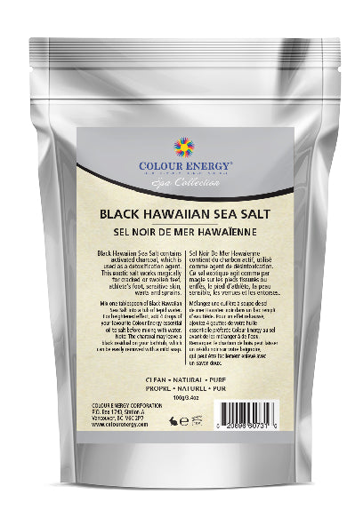 Black Hawaiian Sea Salts, Fine