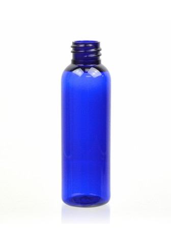 Blue Cosmo Round Plastic Bottles
